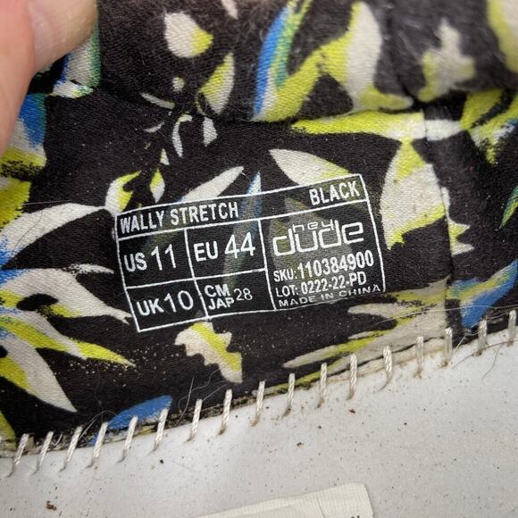 Hey Dude Wally Stretch Loafer Slip On Comfort Sneakers Gray Men's Size 11 - Picture 10 of 12